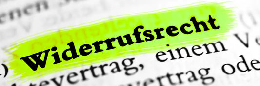 Markierter BGB-Text zum Widerrufsrecht: Gesetzliches Widerrufsrecht und Ihre Rechte als Verbraucher im Online-Handel.