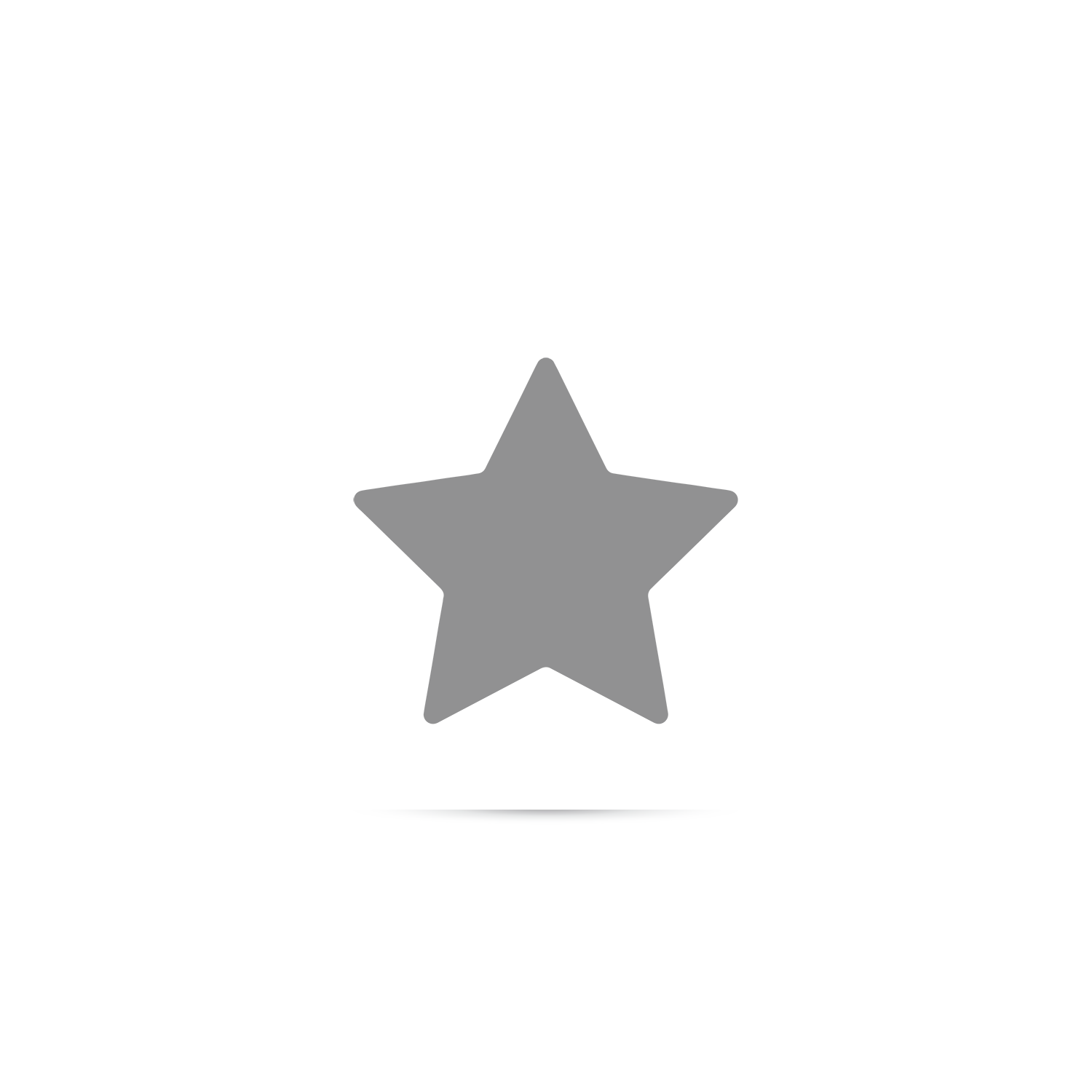 Graues Stern Icon fuer Shopper Safety Ausgezeichnung - Sicherheit und Vertrauen beim online Shopping 